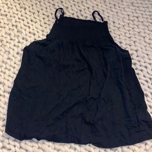 Black flowy tank top